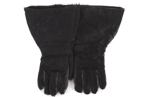 Black Bear Gauntlet Gloves circa Early 1930's