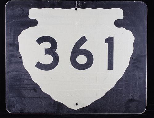 Montana State Highway 361 Route Sign