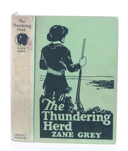 1925 1st Ed. The Thundering Herd By Zane Grey