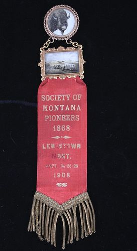 1908 Society of Montana Pioneers Ribbon