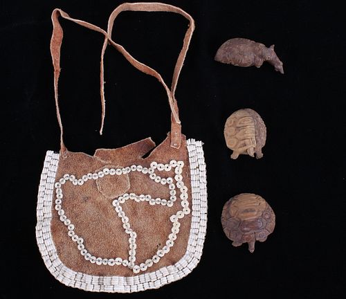 S. African Bushman Crafted Toys & Childs Loincloth