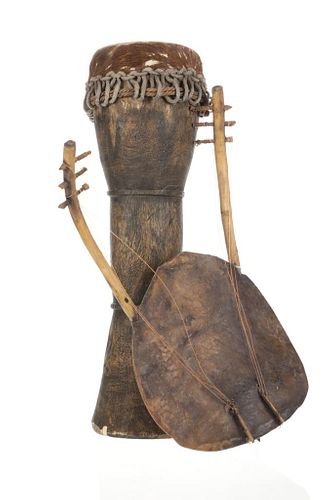 Primitive African Musical Instrument Collection