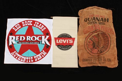 Red Rock & Levi's Banners Indian Head Burlap Bag