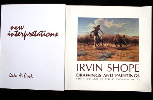 Irvin Shope Drawings/ Paintings & Dale Bush Books