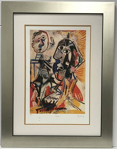 FRAMED AFTER PABLO PICASSO LITHOGRAPH