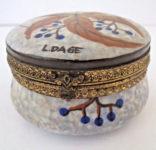 Jewelry Box signed by L. Dage