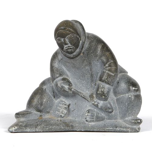 Simon Kasudluak Inuit Stone Carving