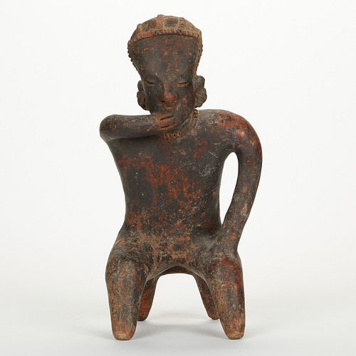 Pre-Columbian Nayarit San Sebastian Seated Figure