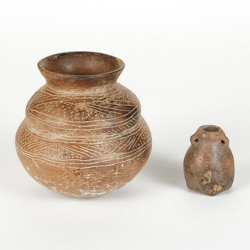Grp: 2 Pre-Columbian Caddoan or Mississippian Jars