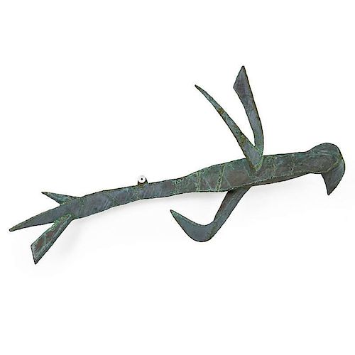 MAX FINKELSTEIN Patinated bronze sculpture
