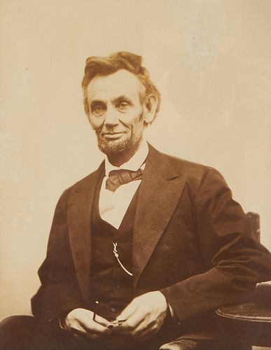 Abraham Lincoln Silver Gelatin Photograph