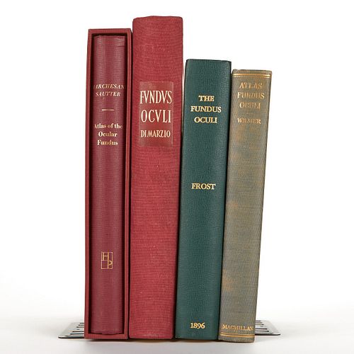 Grp: 4 19th-early 20th c. Optometry Books