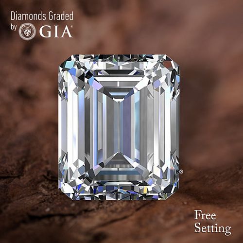 10.11 ct, D/FL, TYPE IIa Emerald cut GIA Graded Diamond. Appraised Value: $4,443,300 