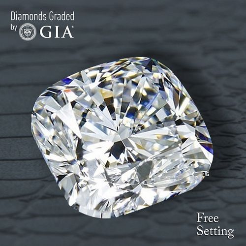 3.01 ct, E/VS1, Cushion cut GIA Graded Diamond. Appraised Value: $136,900 