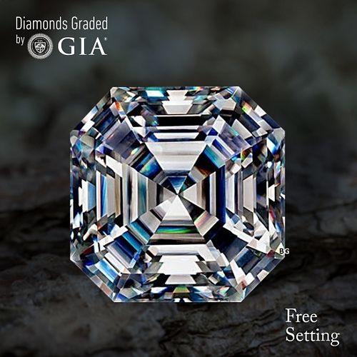 5.01 ct, F/IF, Square Emerald cut GIA Graded Diamond. Appraised Value: $713,900 