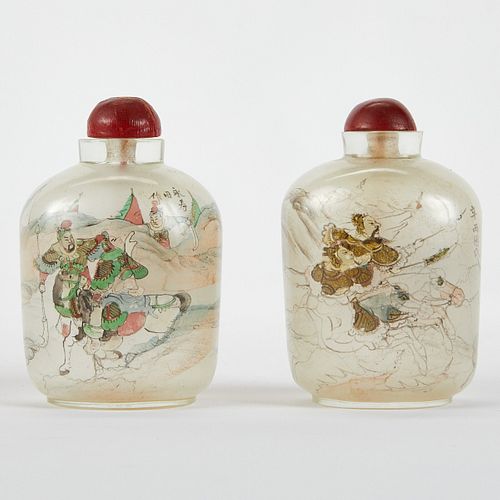 Pr: Chinese 20th c. Inside Painted Snuff Bottles