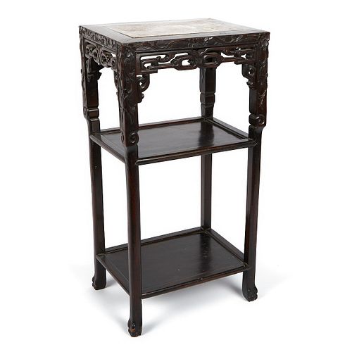 Small Chinese Export Rectangular Side Table