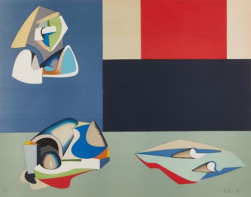 Jean Helion Modernist Abstract Print