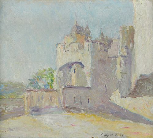 Stephen Seymour Thomas Castle Painting
