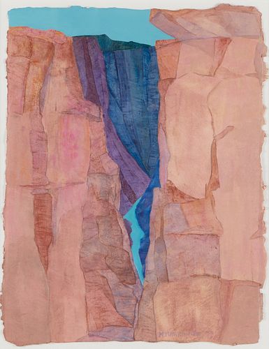 Marilyn Markowitz "Canyonlands - View Garden" Painting