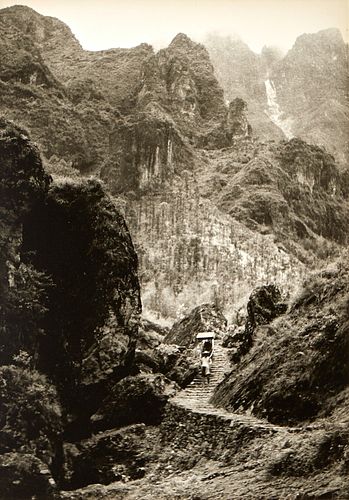 Chin San Long Photograph Mountain Staircase