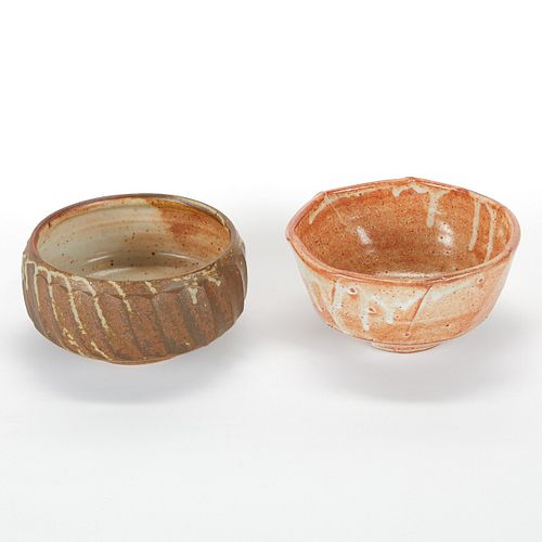 Grp: 2 Warren Mackenzie Pottery Bowls - One Fluted