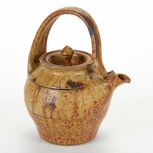 John Glick Studio Teapot Plum Tree Pottery