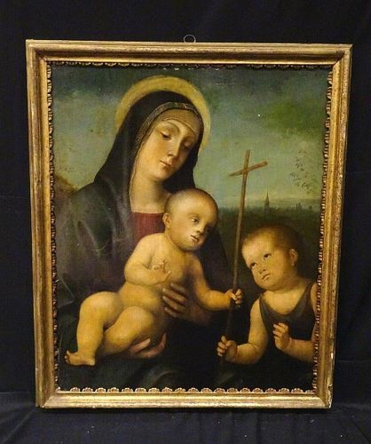 Large 15th 16th Century Italian Old Master Madonna &