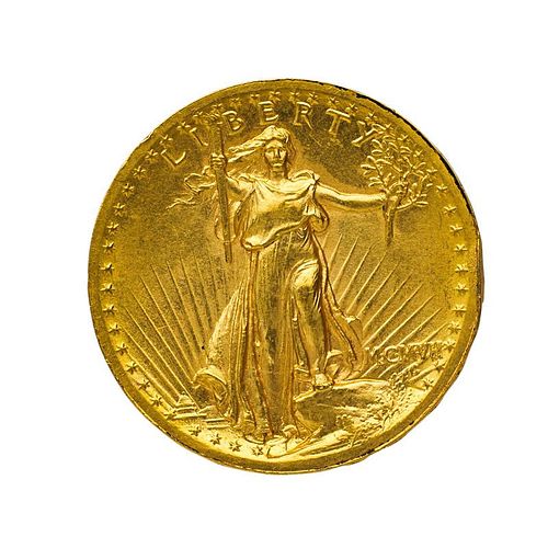U.S. 1907 $20.00 HIGH RELIEF GOLD COIN