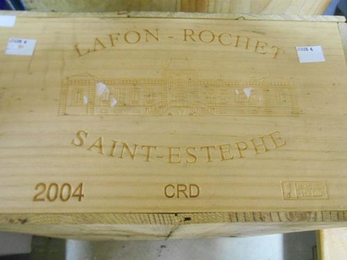 Chateau Lafon Rochet, St Estephe 4eme Cru 2004, twelve bottles in owc <br>
