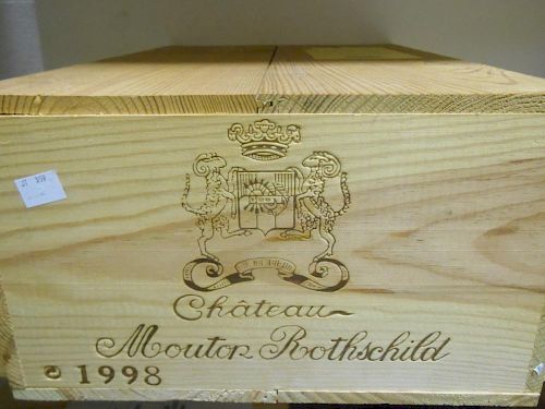 Chateau Mouton Rothschild, Pauillac 1er Cru 1998, twelve bottles in owc (ex. The Wine Society) <br>