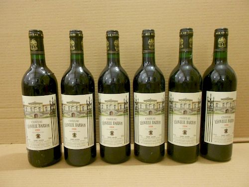 Chateau Leoville Barton, St Julien 2eme Cru 1990, twelve bottles. Removed from a college cellar <br>