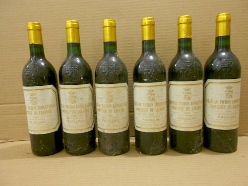 Chateau Pichon Longueville, Comtesse de Lalande, Pauillac 2eme Cru 1989, twelve bottles. Removed fro
