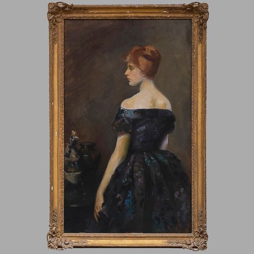 Gladys Lee Wiles (1890-1984): Woman in Formal Gown