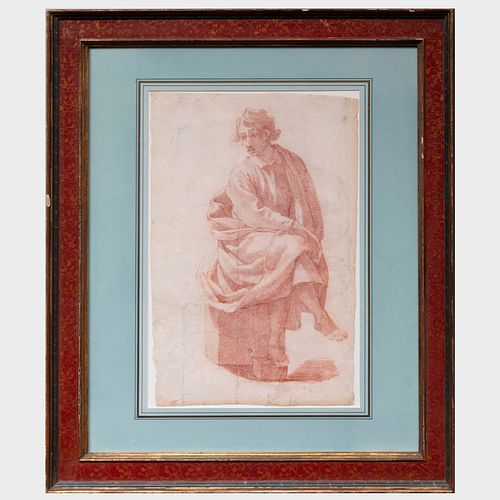 Attributed to Cristofano Allori (1577-1621): A Seated Figure