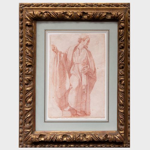 Cristofano Allori (1577-1621): Figure Study of a Standing Bearded Man