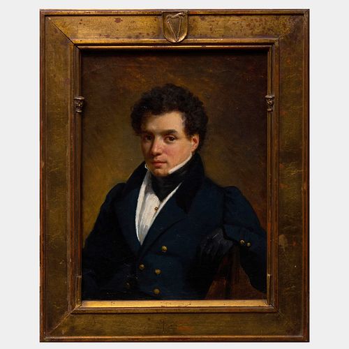 Attributed to Jean Baptiste Mauzaisse (1784-1844): Portrait d'homme