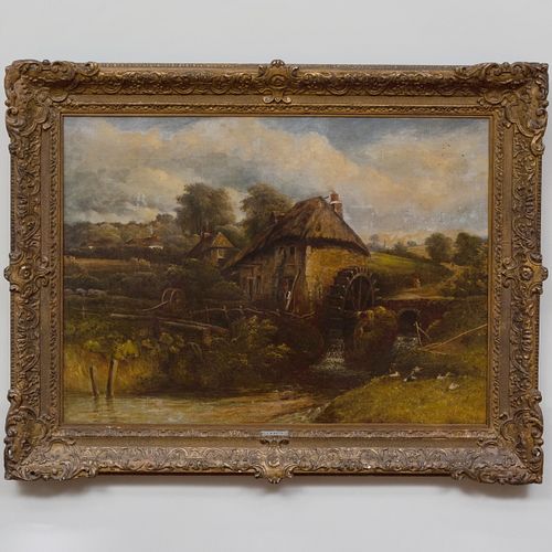 Attributed to Frederick Waters Watts (1800-1870): Water Mill