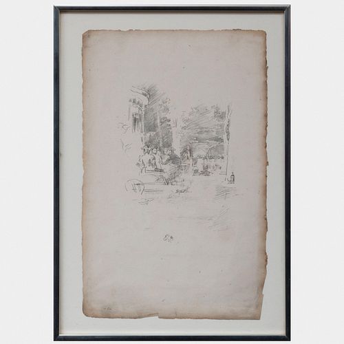 James Abbott McNeill Whistler (1834-1903): Little CafÃ© au Bois
