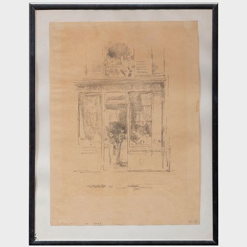 James Abbott McNeill Whistler (1834-1903): The Laundress (La Blanchiseuse de la Place Dauphine)