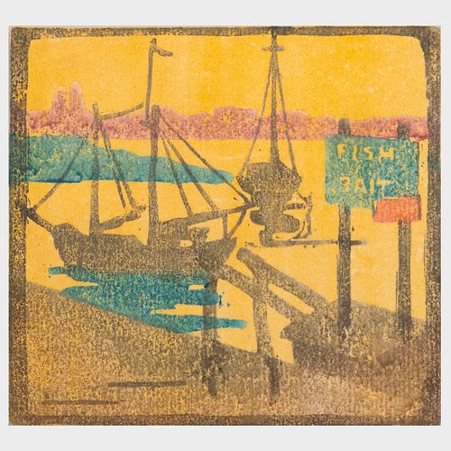 Ethel Mars (1876-c. 1976): Harbor View