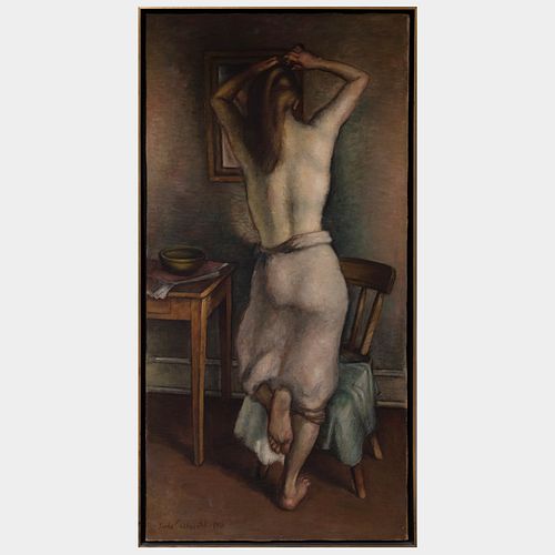 Simka Simkhovitch (1893-1949): The Artist's Wife from Behind