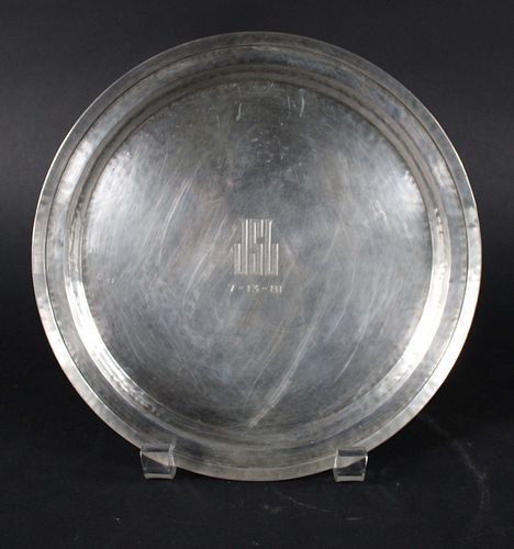 Gorham Sterling Silver Hand Hammered Plate