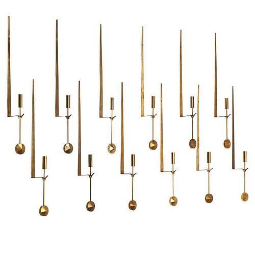 PIERRE FORSELL Twelve candle holders