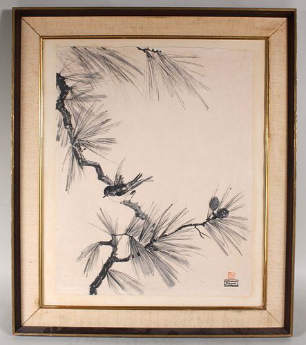 Katherine Parsons Clinedinst, 'Bird and Pine'