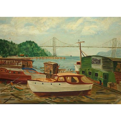 Undercliff Boat Works River Rd, Edgewater, NJ 1955