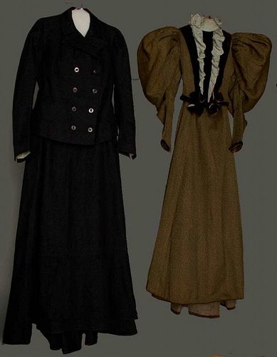 TWO LADIES' DAY SUITS, 1895 & 1905