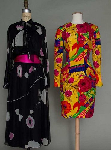 HANAE MORI EVENING DRESS, 1970s