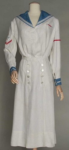 LADY'S WHITE YACHTING DRESS, c. 1915
