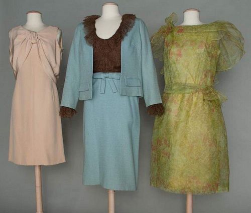 THREE COUTURE DIOR GARMENTS, EARLY 1960s